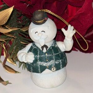 SAM SNOWMAN Island of Misfit Toys Rudolph Ornament Enesco CVS 2004